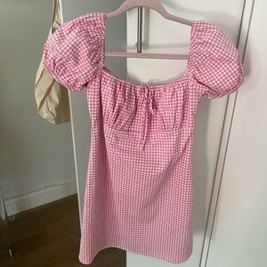 Zara checkered dress